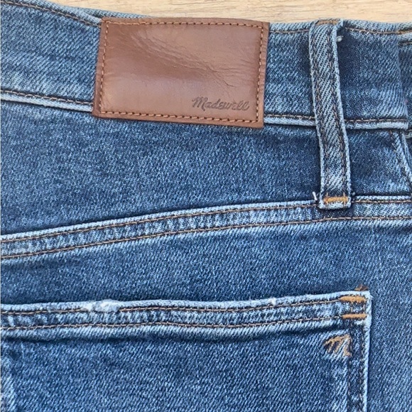 Madewell Slim Demi Boot Raw Hem Ankle Jeans Size 27 - Picture 3 of 11